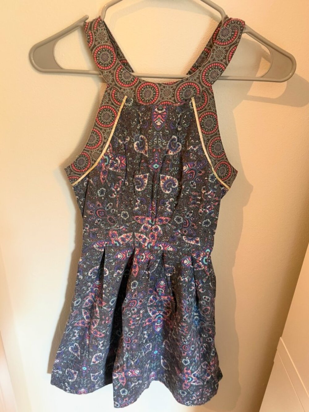 American Eagle Outfitters 00 Paisley Halter Dress